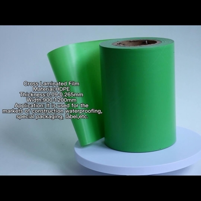 110-140 °C Hitzebeständig Kreuzlaminationsfilm Max.F≥250 N/50 mm 200% Dehnung Dauerhaft