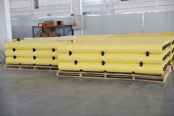 Dimensional 70um gelbe HDPE-Folien für Baumwollkolben CP770