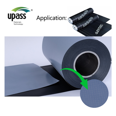 Selbstklebendes SBS Modifiziertes Asphalt Wasserdichtungsmaterial HDPE Freisetzungsfilm Blow Molding Eis-Wasserschild Selbstklebend