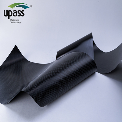 HDPE Kreuzlaminationsfolie Kunststoffoberflächenmaterial für selbstklebende Polymer-modifizierte Bitumenwasserdichte Dachmembran