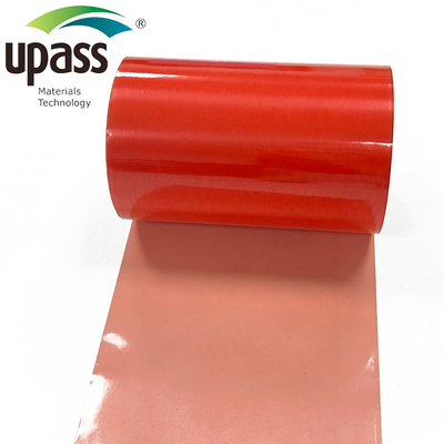 Rote MOPP-Trennfolie 100x55cm einseitig silikonbeschichtet