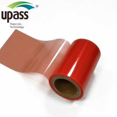 Rote MOPP-Trennfolie 100x55cm einseitig silikonbeschichtet