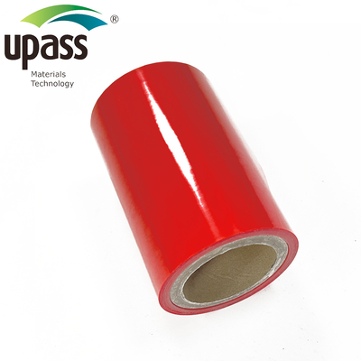 Rote MOPP-Trennfolie 100x55cm einseitig silikonbeschichtet