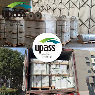 Maschinell gelaminiertes Material extra dick 150 Mikron PE Kunststofffolie Metallisiertes Polyester VMPET Aluminium Feuchtigkeitsdicht