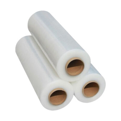 18 Inch 20 Microns Stretch Film LLDPE Soft Plastic Packaging Film Hand & Machine Use Width PE Material Casting Processed
