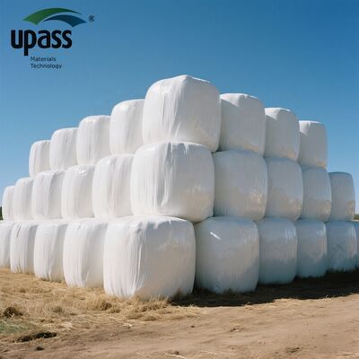 750mm 5-lagige LLDPE-Blasfolien-Silagefolienrolle mit Schneideservice für landwirtschaftliche Kunststoffballenwickel