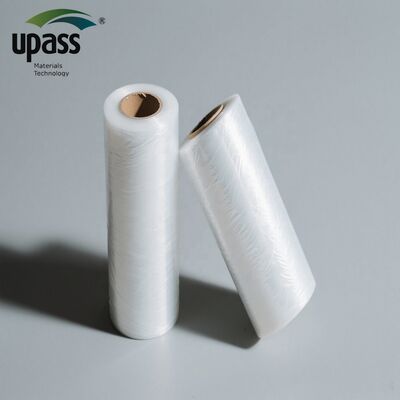 50m LLDPE Food Grade Soft Moisture Proof Stretch Film Roll with Casting Processing