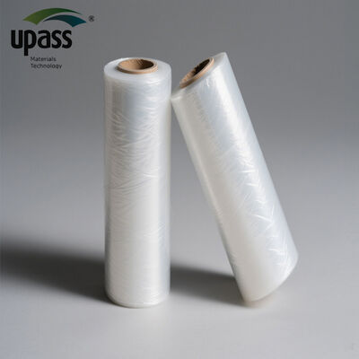 50m LLDPE Food Grade Soft Moisture Proof Stretch Film Roll with Casting Processing