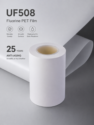 UF508 Fluor-PET-Film gegen Alterung, wetterfest für wasserdichte Membranen