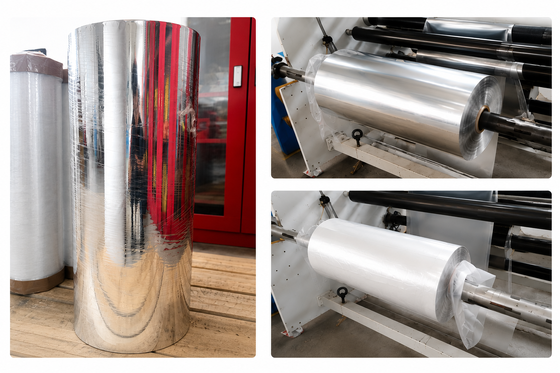 150 μm VMPET Aluminium PET laminated film for Shipping Container Insulation and Moisture Barrier Protection (Aluminium PET laminated film für Schiffscontainer-Insulation und Feuchtigkeitsbarriere-Schutz)