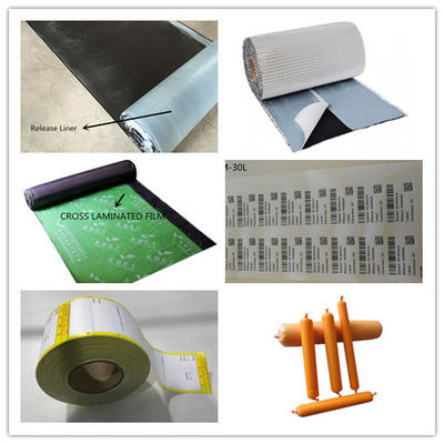 Underlayment-wasserdichte Querverbundfolie-Antibeleg-HDPE-Filmstreifen